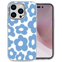 imoshion Coque Design iPhone 14 Pro - Retro Blue Flowers