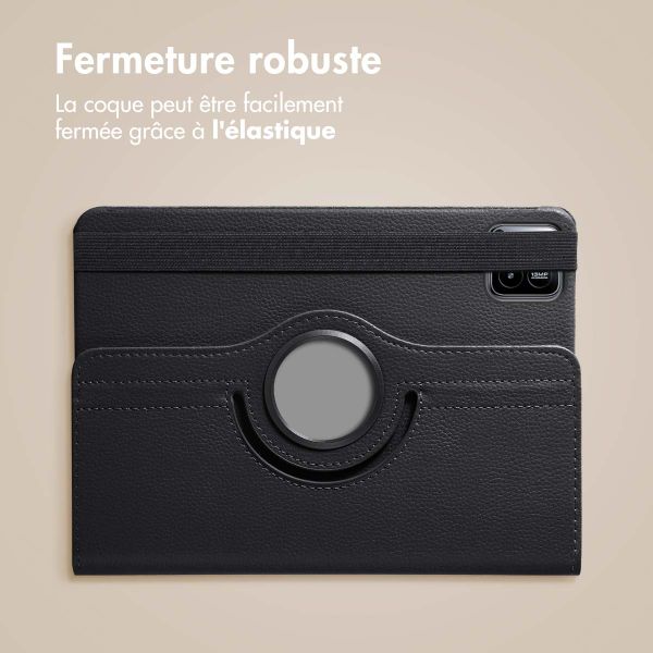 imoshion Coque tablette rotatif à 360° Xiaomi Pad 7 / 7 Pro - Noir