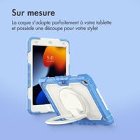 imoshion Coque tablette kidsproof Rugged Apple iPad 9 (2021) 10.2 pouces / iPad 8 (2020) 10.2 pouces / iPad 7 (2019) 10.2 pouces - Bleu