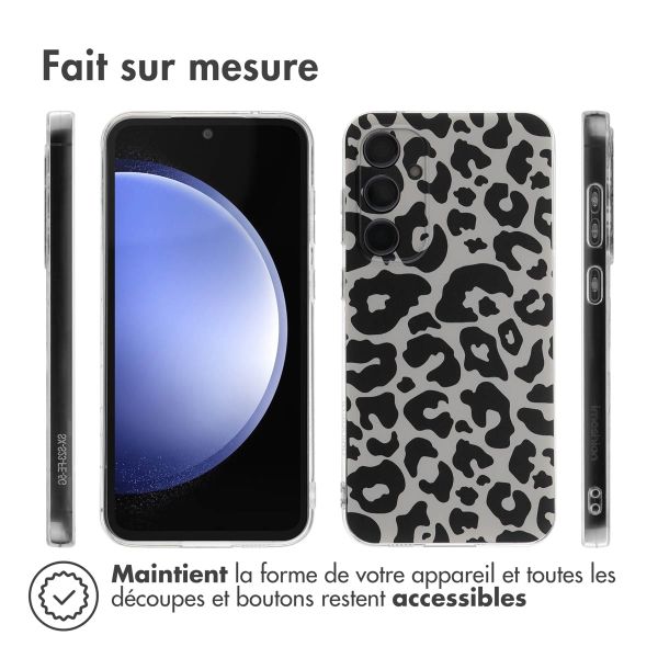 imoshion Coque Design Samsung Galaxy S23 FE - Leopard Transparent