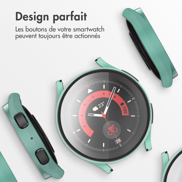 imoshion Coque rigide à couverture complète Samsung Galaxy Watch 5 - 44 mm - Vert foncé