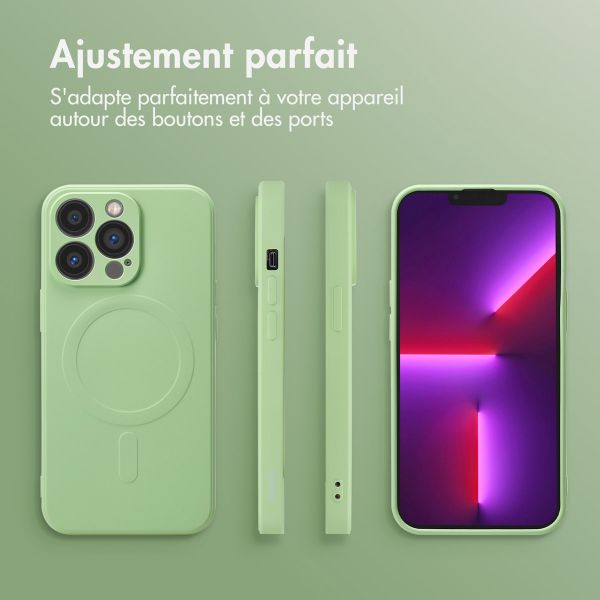 imoshion Coque Couleur avec MagSafe iPhone 13 Pro - Vert