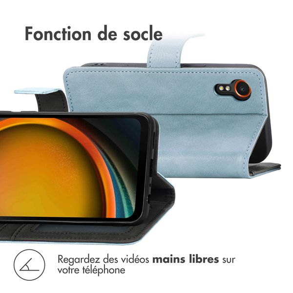 imoshion Étui de télephone portefeuille Samsung Galaxy Xcover 7 - Bleu clair
