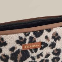 Selencia Pochette ordinateur Teddy 13-14 pouces - Leopard