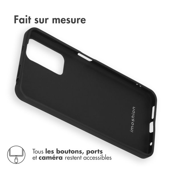 imoshion Coque Couleur  Xiaomi Redmi Note 11 (4G) / Note 11S (4G) - Noir