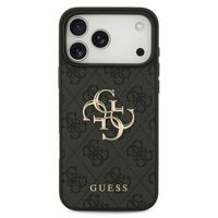 Guess Coque 4G Metal Logo Backcover Apple iPhone 17 Pro Max - Noir
