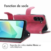imoshion Etui de télephone portefeuille avec cordon Samsung Galaxy S25 FE - Rouge