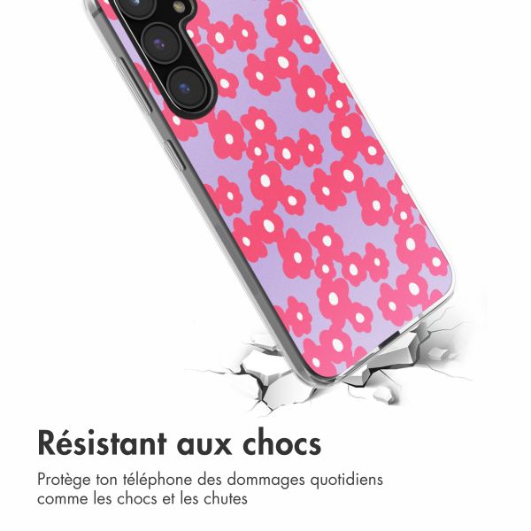 imoshion Coque Design Samsung Galaxy S24 FE - Dusty Rose Blossoms