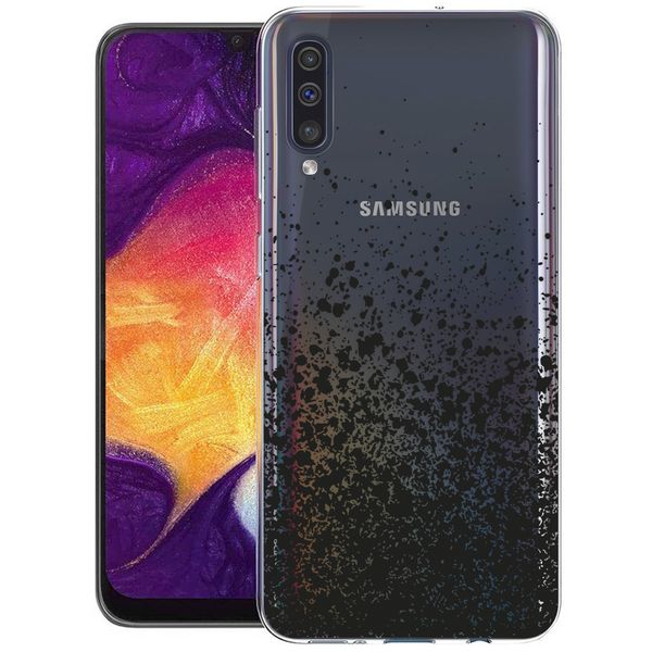 imoshion Coque Design Galaxy A50 / A30s - Eclaboussures - Noir