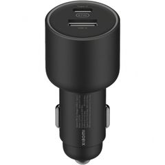 Xiaomi Chargeur de voiture original - Adaptateur de voiture - Port USB-A et USB-C - 67 watts - Noir