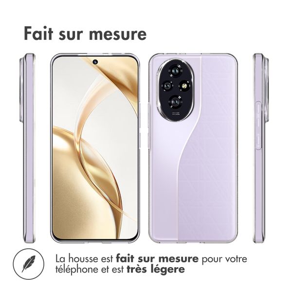 Accezz Coque Clear Honor 200 - Transparent