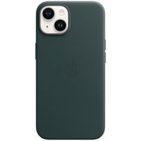 Apple Coque Leather MagSafe iPhone 14 - Forest Green