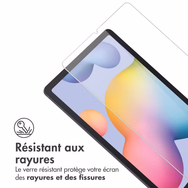 imoshion Protection d'écran en verre trempé Samsung Galaxy Tab S6 Lite / Tab S6 Lite (2022) / Tab S6 Lite (2024) - Transparent