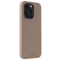 Holdit Coque Silicone Apple iPhone 15 Pro - Mocha Brown