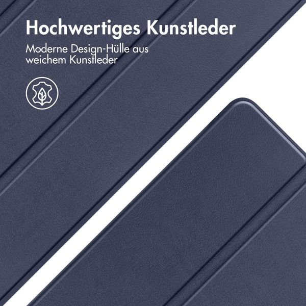 imoshion Coque tablette Trifold Apple iPad Pro 12.9 (2020) / iPad Pro 12.9 (2018) - Bleu foncé