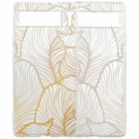 imoshion Coque Design Google Pixel 6a - Golden Leaves Transparent