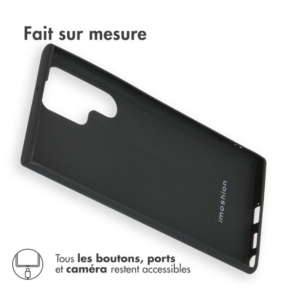 imoshion Coque Couleur Samsung Galaxy S22 Ultra - Noir