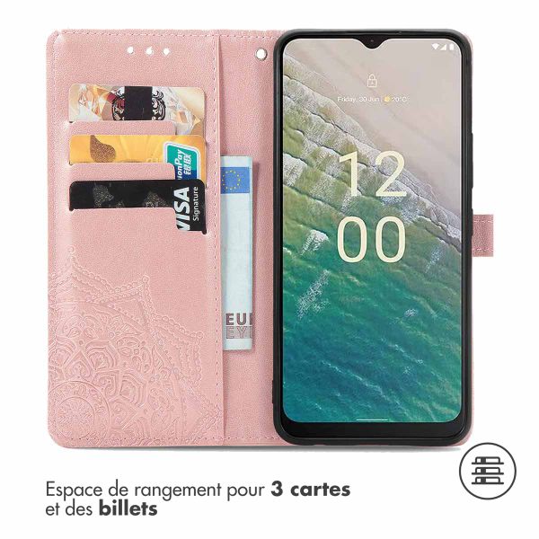 imoshion Etui de télephone Mandala Nokia C32 - Rose Doré