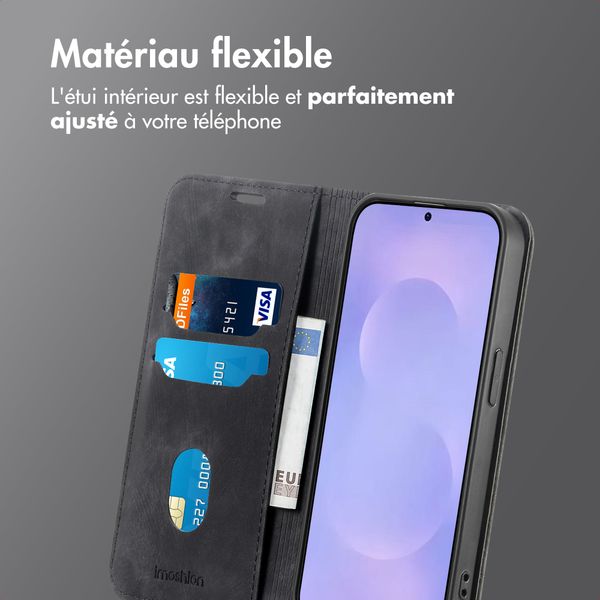 imoshion Étui de téléphone portefeuille Slim Samsung Galaxy S26 - Noir