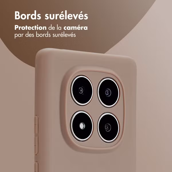 imoshion Coque Couleur Xiaomi Redmi Note 14 Pro (5G) - Marron