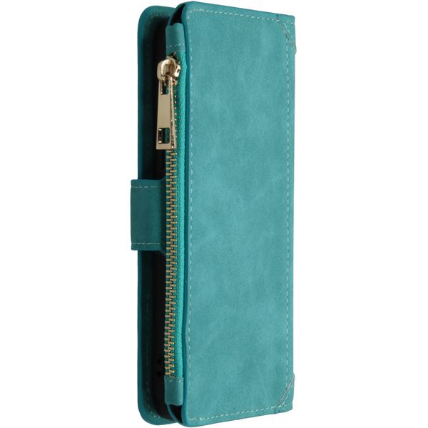 Porte-monnaie de luxe iPhone 12 (Pro) - Turquoise