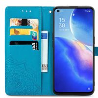 imoshion Etui de téléphone Mandala Oppo Find X3 Lite - Turquoise