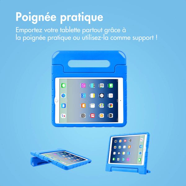imoshion Coque kidsproof avec poupées amovibles Apple iPad 9 (2021) 10.2 pouces / iPad 8 (2020) 10.2 pouces / iPad 7 (2019) 10.2 pouces - Bleu