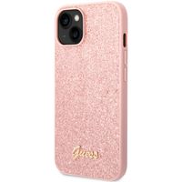 Guess Coque Glitter Flakes Apple iPhone 14 - Rose
