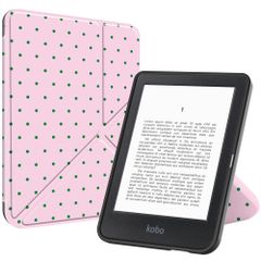 imoshion Étui de liseuse portefeuille design Pliable Kobo Clara Colour / BW - Happy Dots