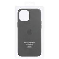 Apple Coque en silicone MagSafe iPhone 12 Pro Max - Black