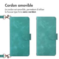 imoshion Etui de télephone portefeuille avec cordon Samsung Galaxy A14 (5G/4G) - Turquoise