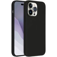 Accezz Coque Liquid Silicone Apple iPhone 14 Pro Max - Noir