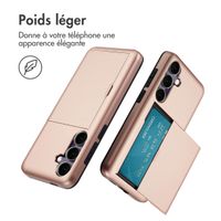 imoshion Coque arrière avec porte-cartes Samsung Galaxy S24 FE - Rose Dorée