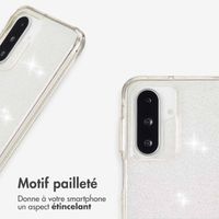 imoshion Coque arrière transparente Pailletée Samsung Galaxy A36 / A56 - Doré