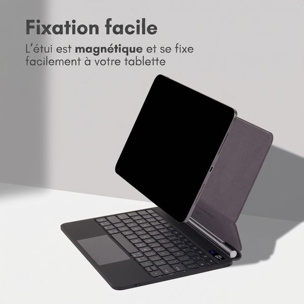 Accezz Clavier Bluetooth magnétique Apple iPad 11 (2025) 11 pouces A16 / iPad 10 (2022) 10.9 pouces - QWERTY / NL - Noir