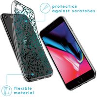 imoshion Coque Design iPhone SE (2022 / 2020) / 8 / 7 / 6s - Feuilles - Vert