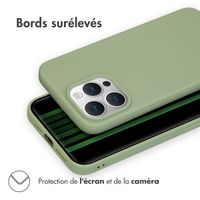 imoshion Coque Couleur iPhone 15 Pro Max - Olive Green