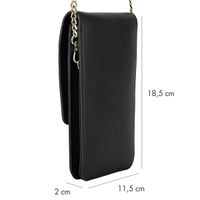 Selencia Sac téléphone Elegance - Noir