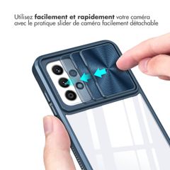 imoshion Coque arrière Camslider Samsung Galaxy A52(s) (5G/4G) - Bleu foncé