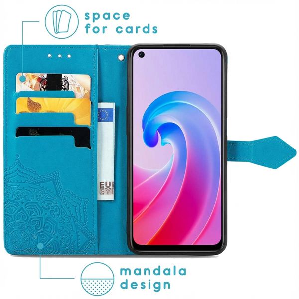 imoshion Etui de télephone Mandala Oppo A96 5G - Turquoise