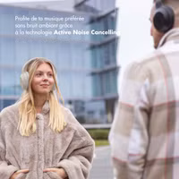 Selencia Casque sans fil Urban Play - Réduction active du bruit (ANC) - Avec étui de rangement - Melody Mist