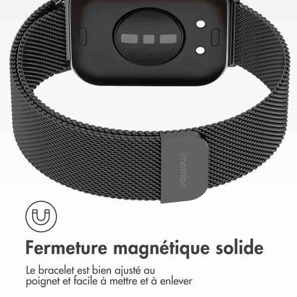 imoshion Bracelet magnétique milanais Huawei Watch Fit 3 - Noir