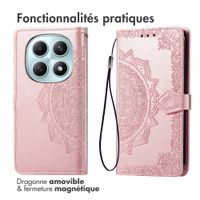 imoshion Etui de télephone Mandala Xiaomi Redmi Note 15 (5G) - Rose Gold