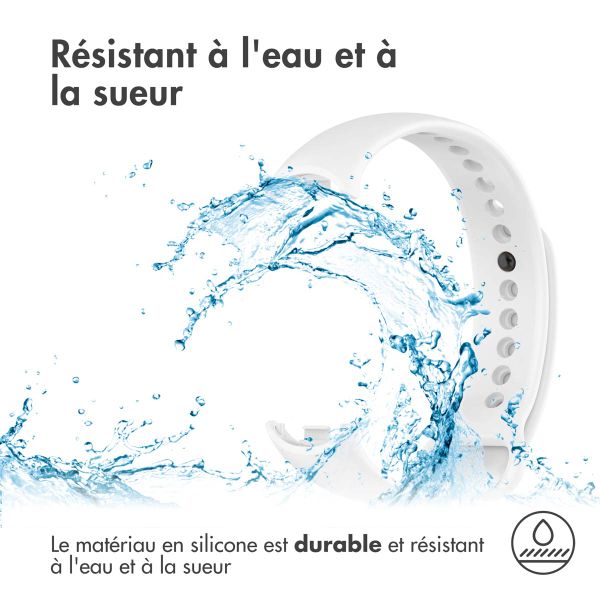 imoshion Bracelet sport en silicone Xiaomi Smart Band 8 / 9 - Blanc