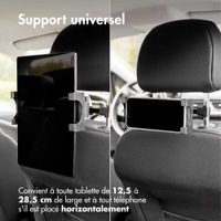 imoshion Support de tablette pour voiture - Réglable - Appui-tête - Noir