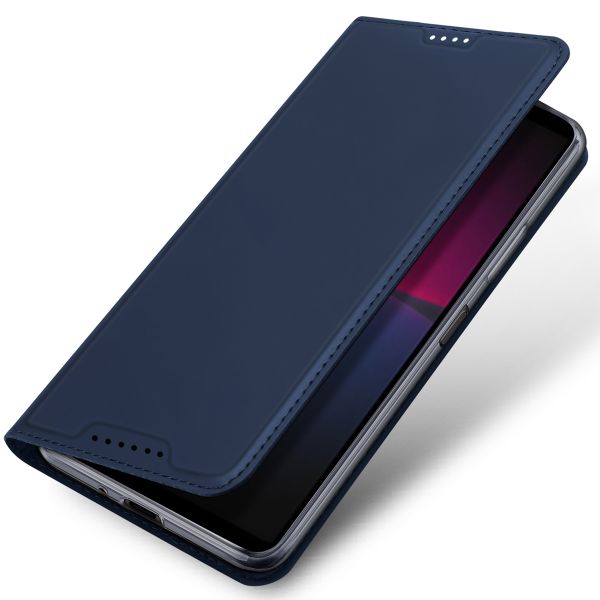 Dux Ducis Étui de téléphone Slim Sony Xperia 10 V - Bleu foncé