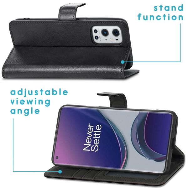 imoshion Étui de télephone portefeuille OnePlus 9 Pro - Noir