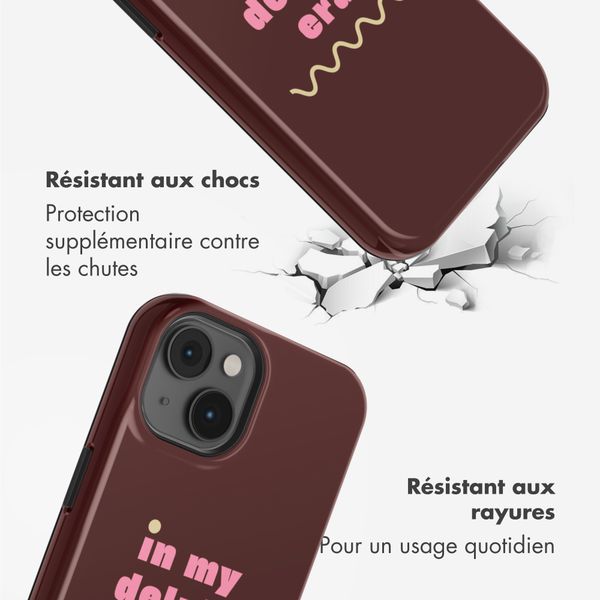 Selencia Coque arrière Vivid avec MagSafe Apple iPhone 14 - Delulu