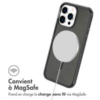 imoshion Coque Pailletée avec MagSafe Apple iPhone 15 Pro - Glitter Noir