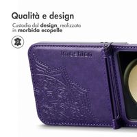 imoshion Mandala Bookcase Samsung Galaxy Z Flip 5 - Violet